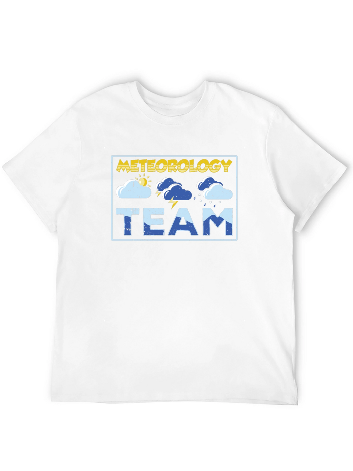 Meteorology Team Black T-Shirt Weather Design