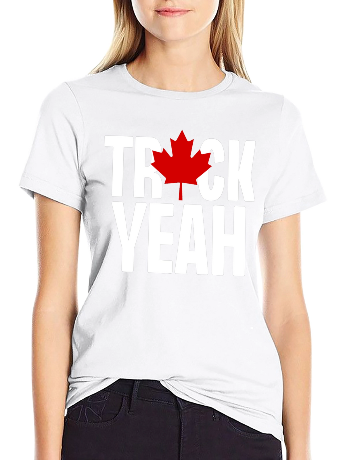 Canadian Pride T-Shirt: Truck Yeah Maple Leaf Tee