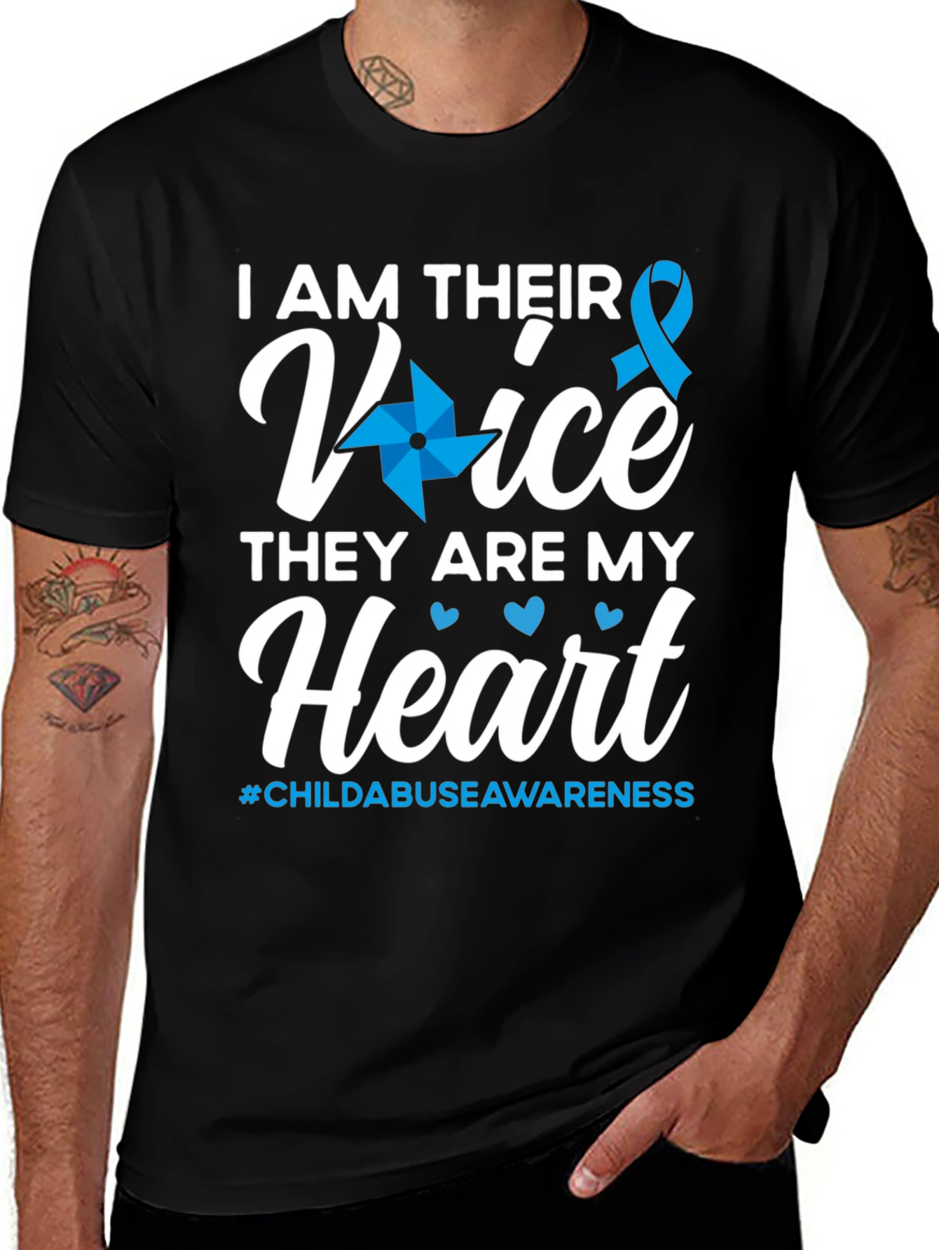 Child Abuse Awareness Graphic Tee