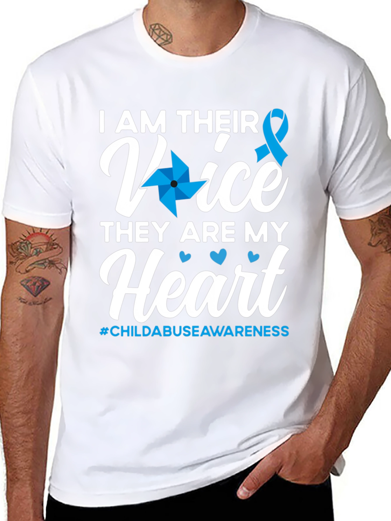 Child Abuse Awareness Graphic Tee