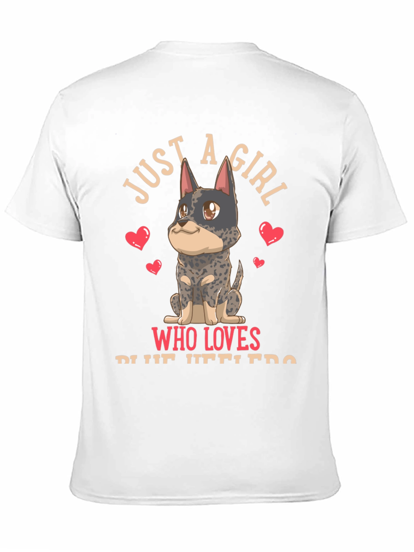 Girl Who Loves Blue Heelers T-Shirt