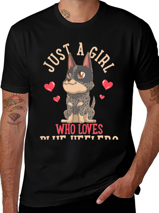 Girl Who Loves Blue Heelers T-Shirt