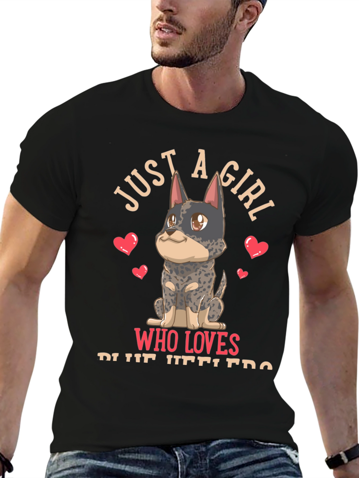 Girl Who Loves Blue Heelers T-Shirt