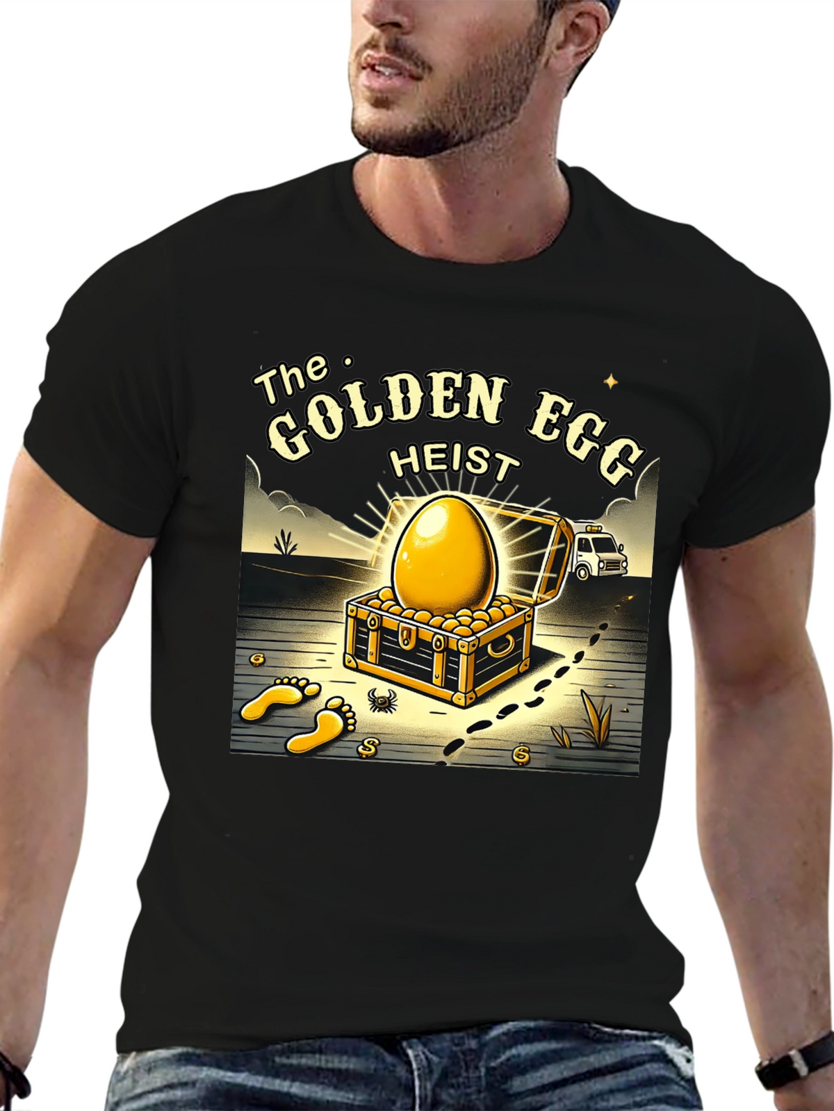 Golden Egg Heist T-Shirt - Treasure Adventure Tee