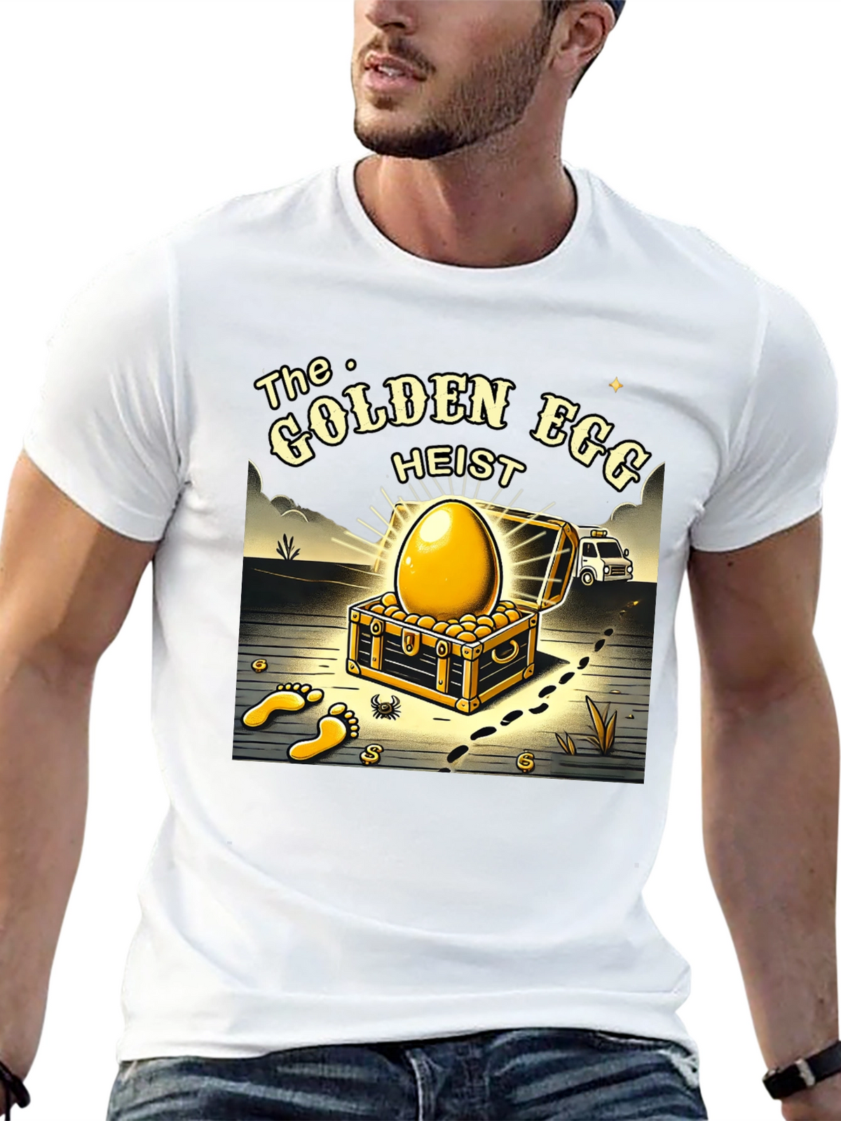 Golden Egg Heist T-Shirt - Treasure Adventure Tee