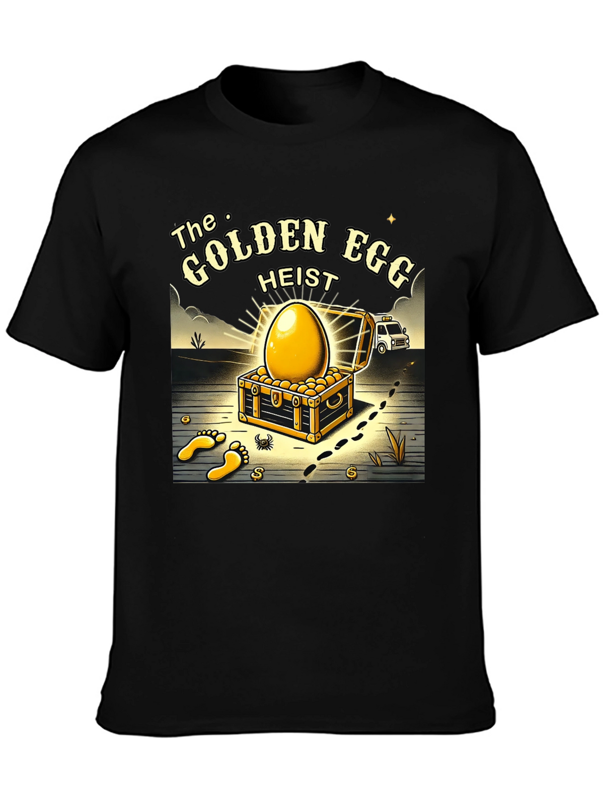 Golden Egg Heist T-Shirt - Treasure Adventure Tee