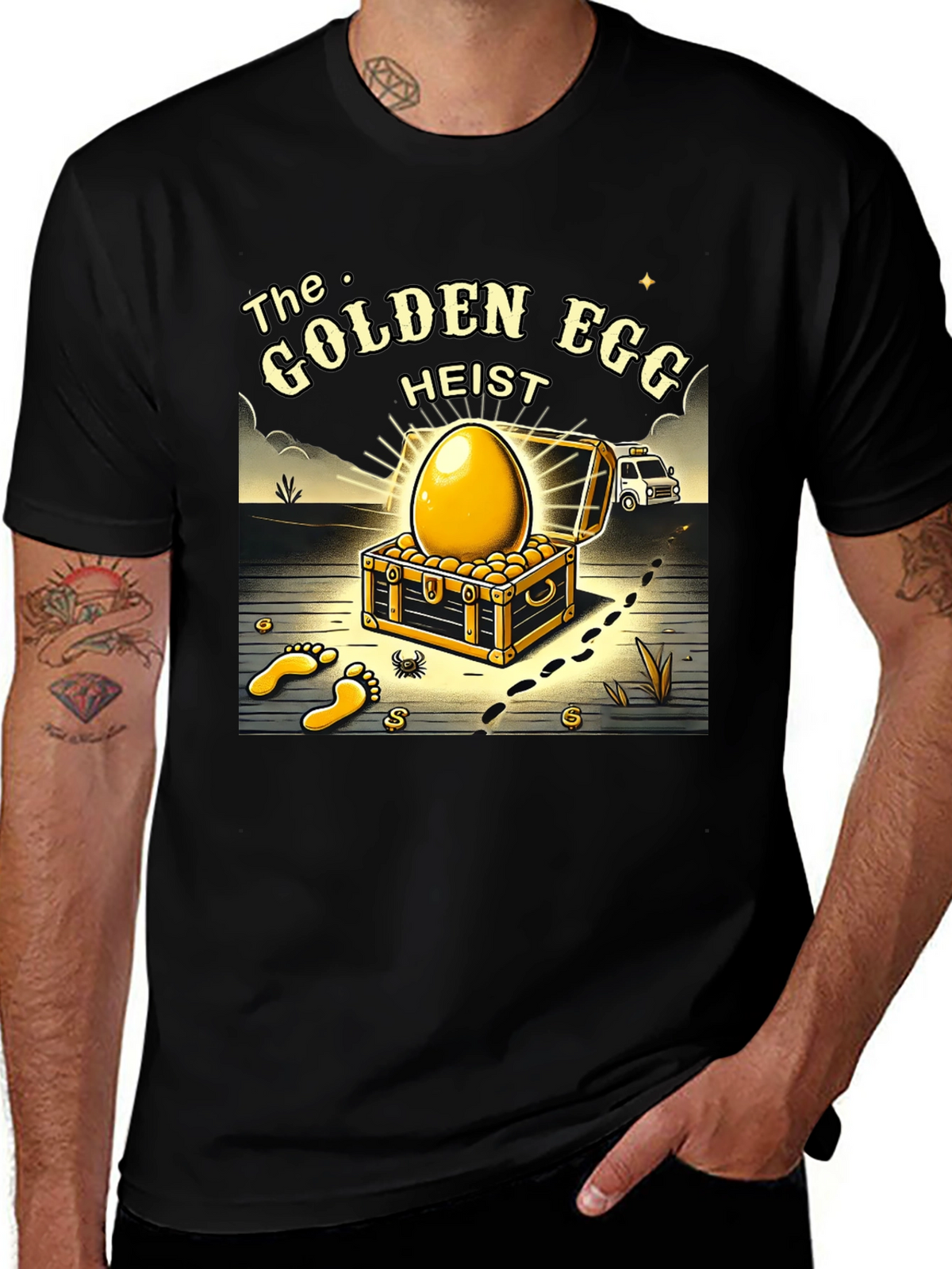 Golden Egg Heist T-Shirt - Treasure Adventure Tee