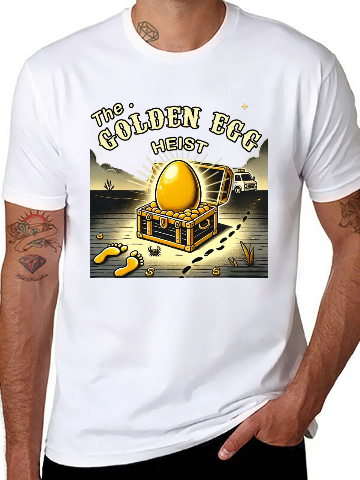 Golden Egg Heist T-Shirt - Treasure Adventure Tee