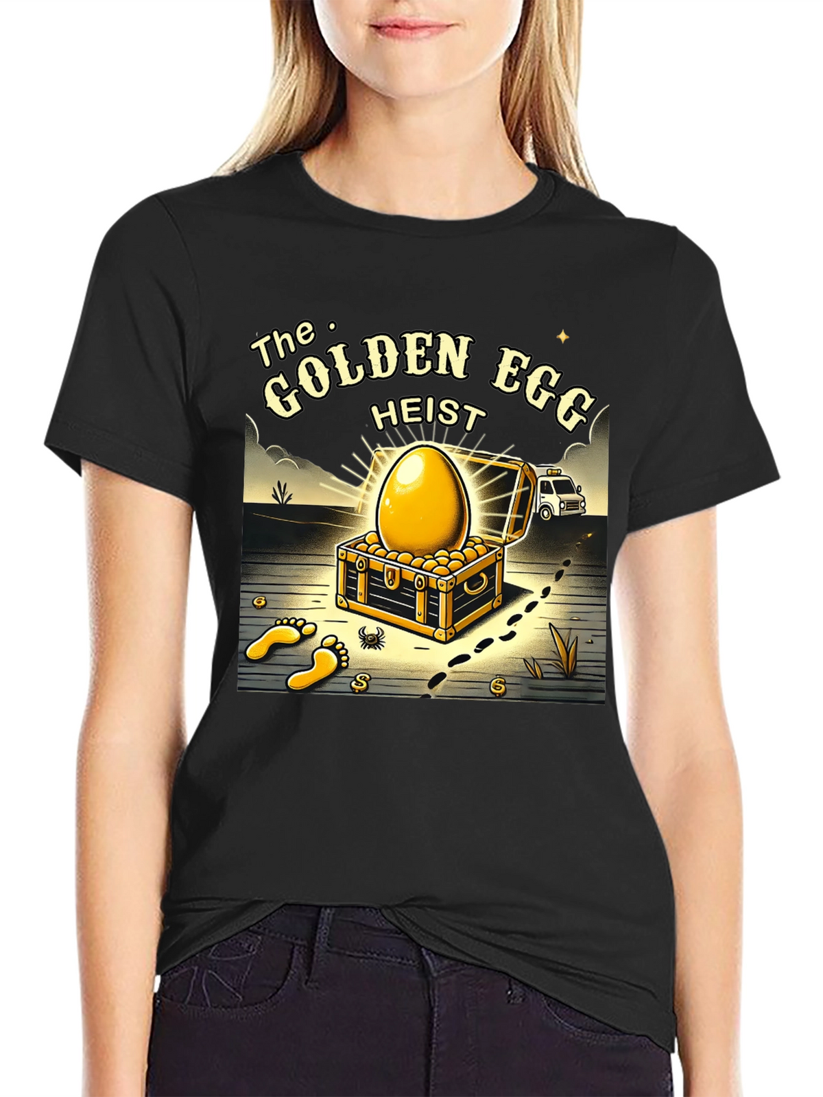 Golden Egg Heist T-Shirt - Treasure Adventure Tee
