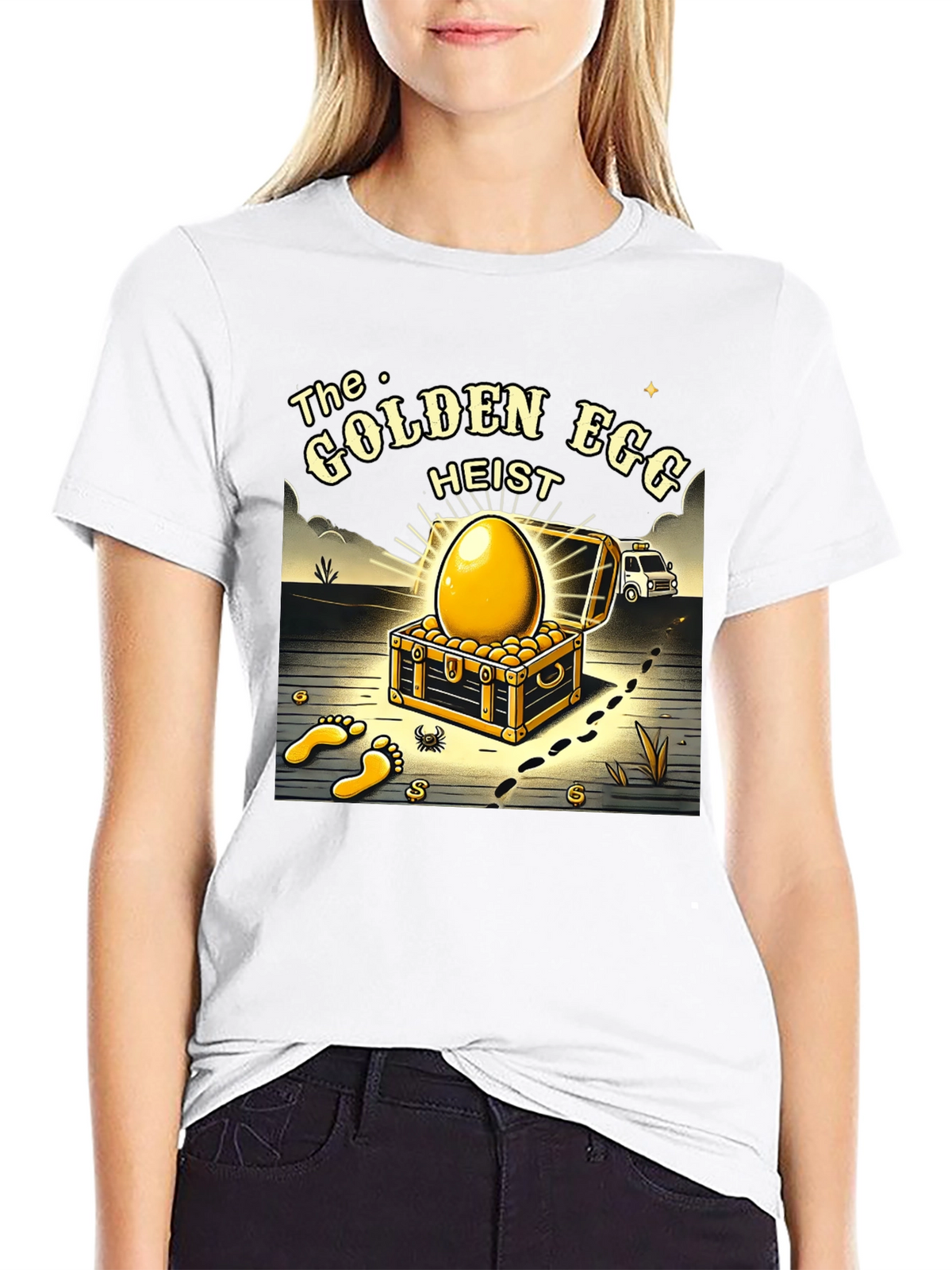 Golden Egg Heist T-Shirt - Treasure Adventure Tee