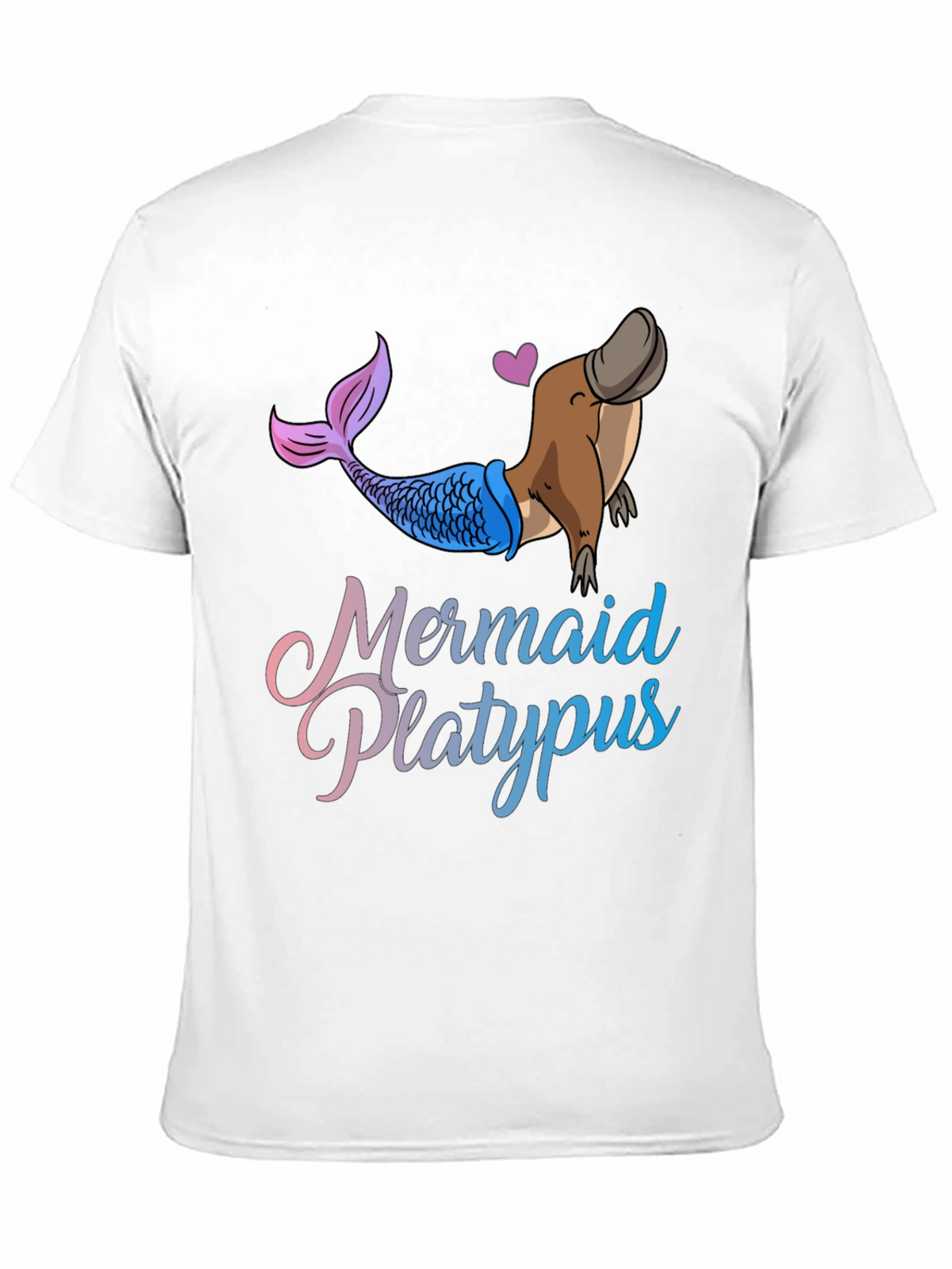 Mermaid Platypus Graphic T-Shirt