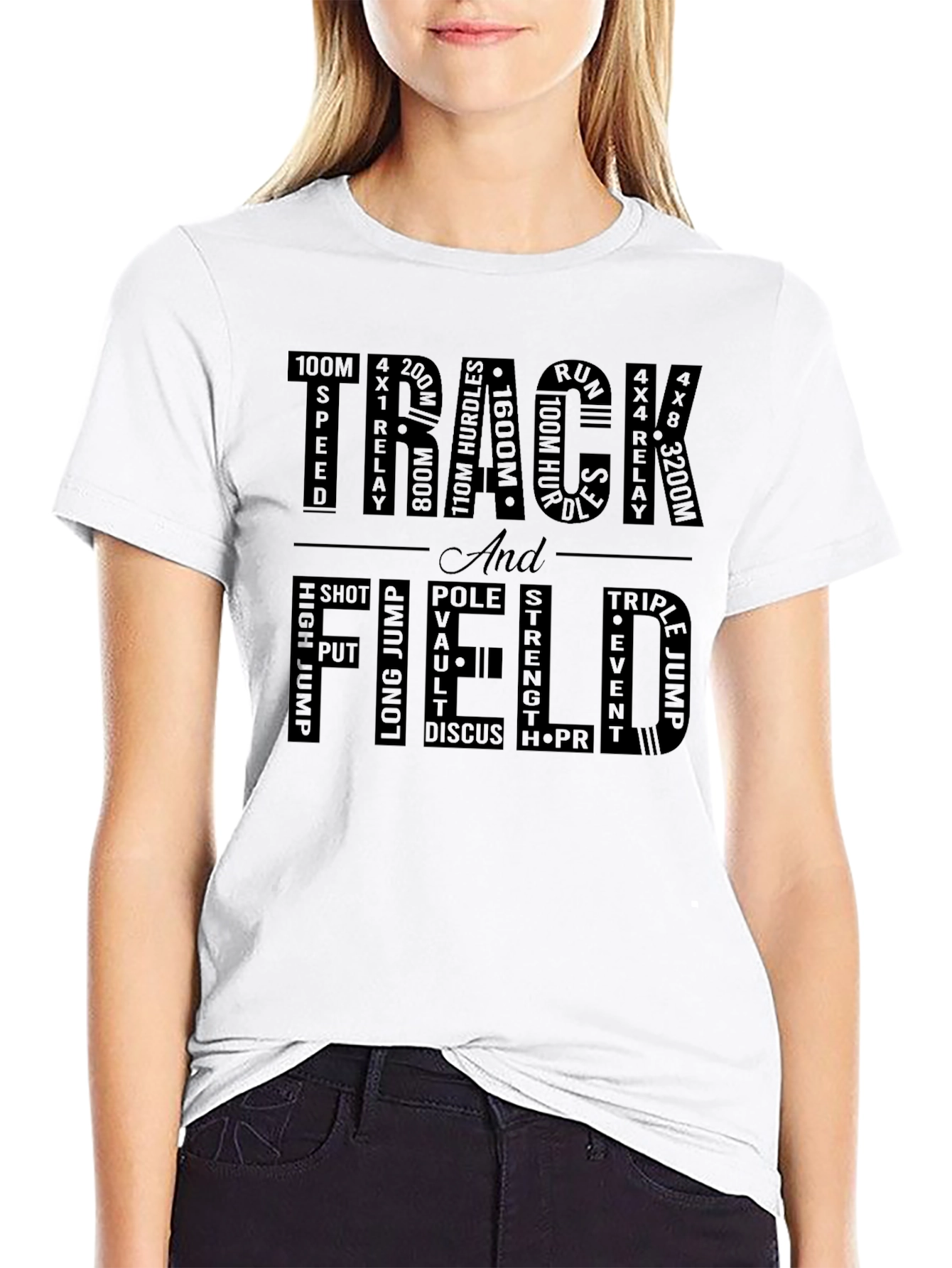 Track and Field T-Shirt - Athletic Sports Tee
