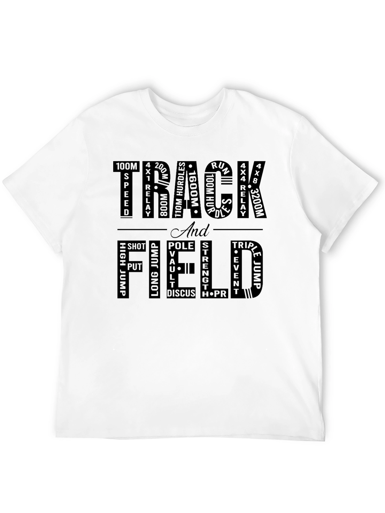 Track and Field T-Shirt - Athletic Sports Tee