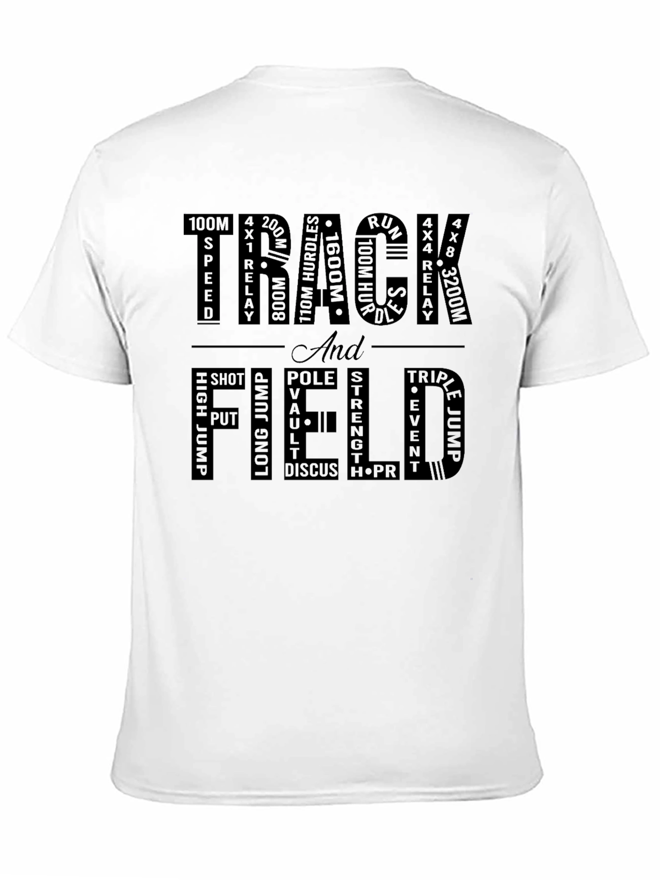 Track and Field T-Shirt - Athletic Sports Tee