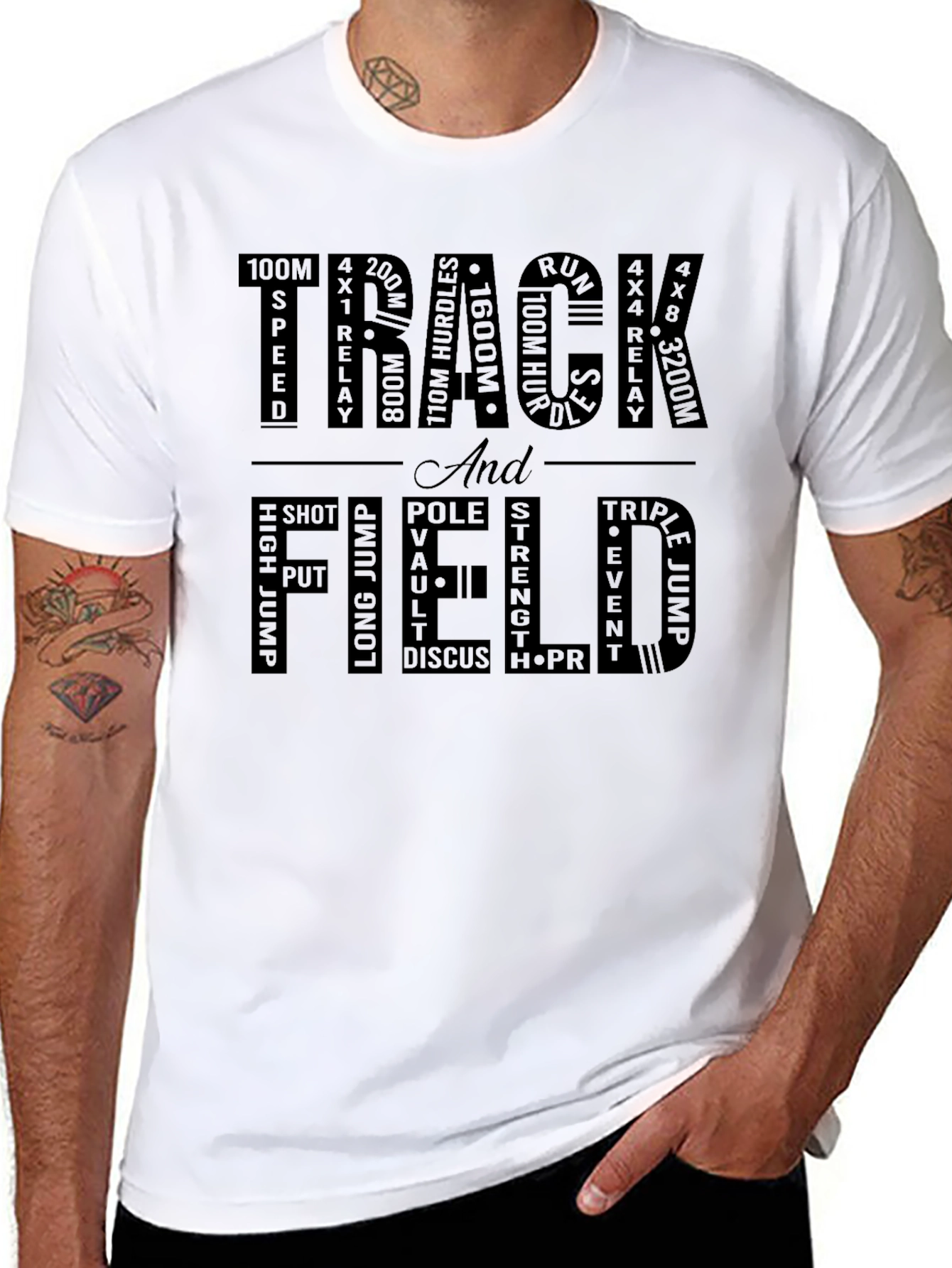 Track and Field T-Shirt - Athletic Sports Tee