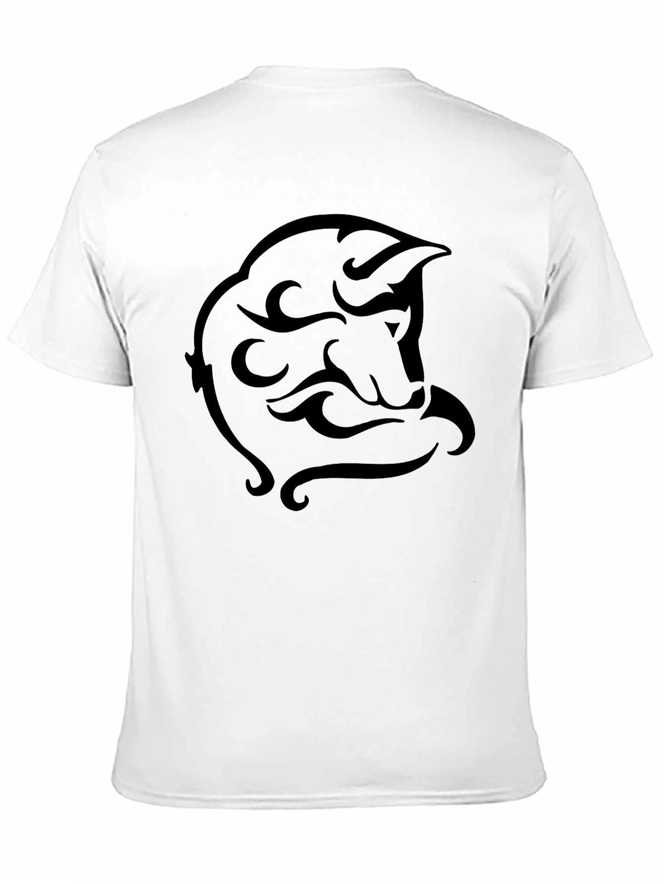 Tribal Face Graphic Black T-Shirt