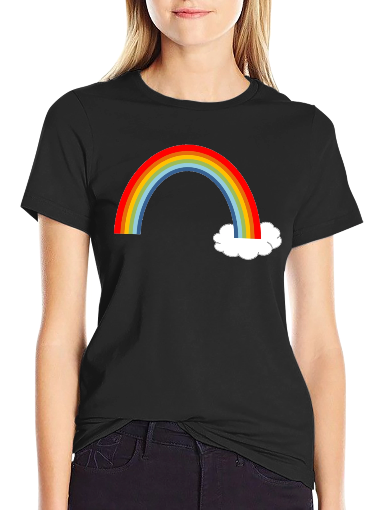Rainbow and Cloud Graphic Tee