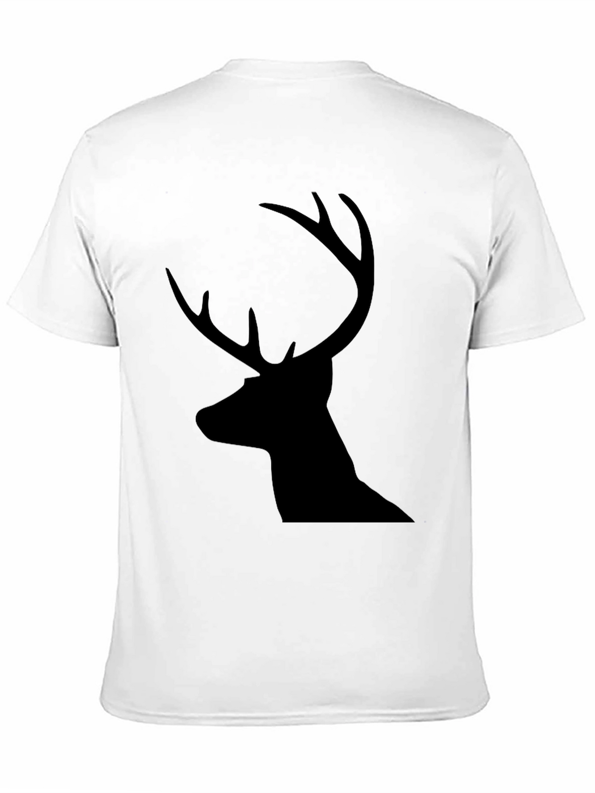 Deer Silhouette Graphic Tee - Classic Black T-Shirt