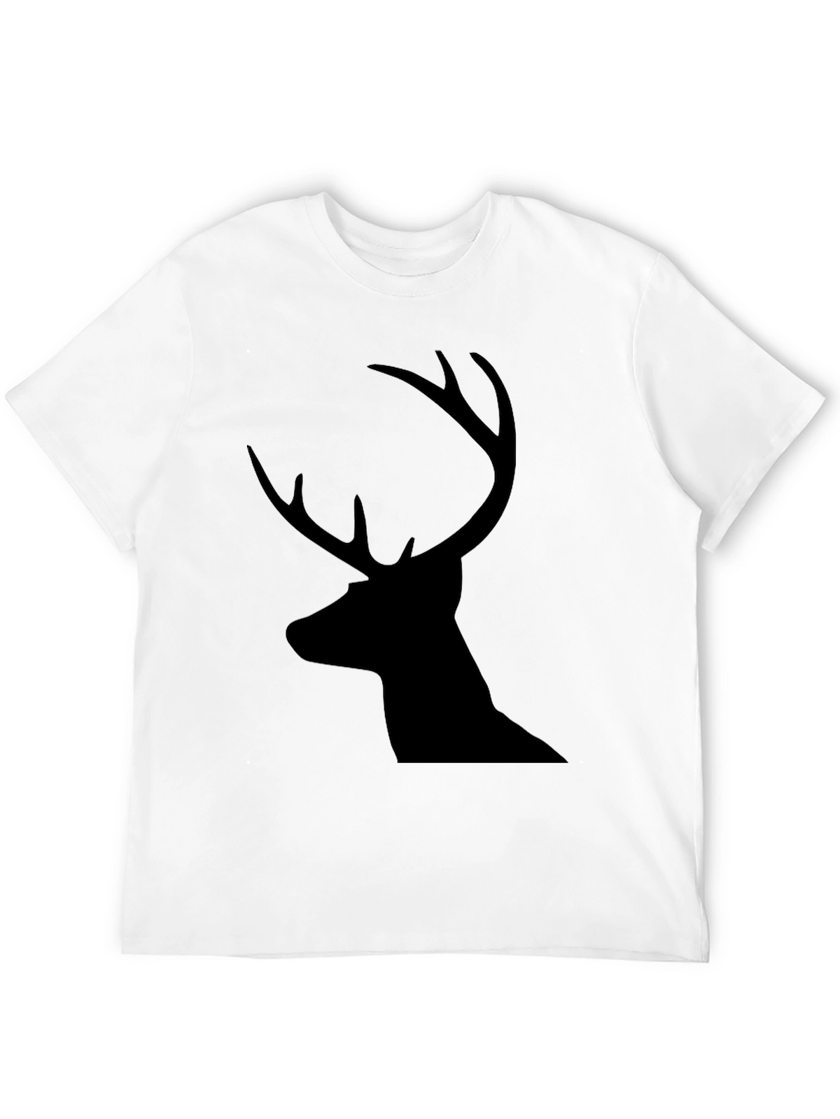 Deer Silhouette Graphic Tee - Classic Black T-Shirt