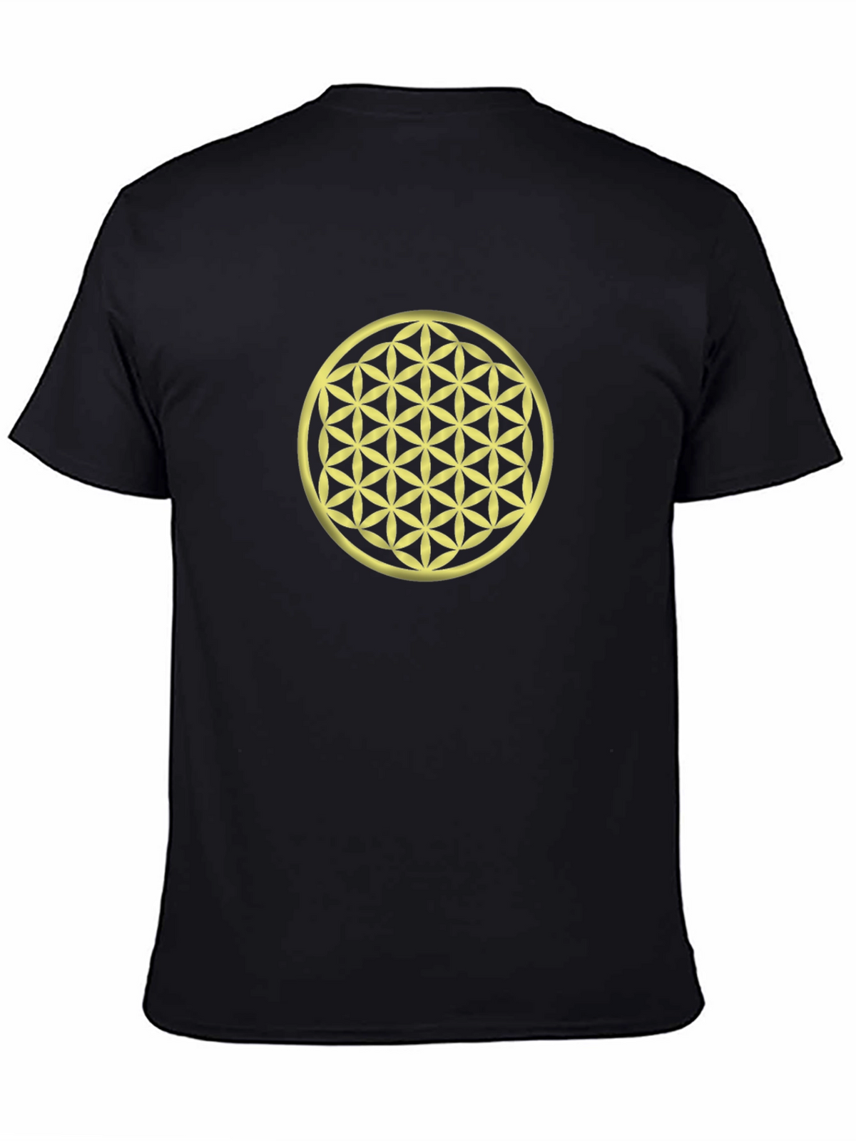 Flower of Life Graphic Tee - Black