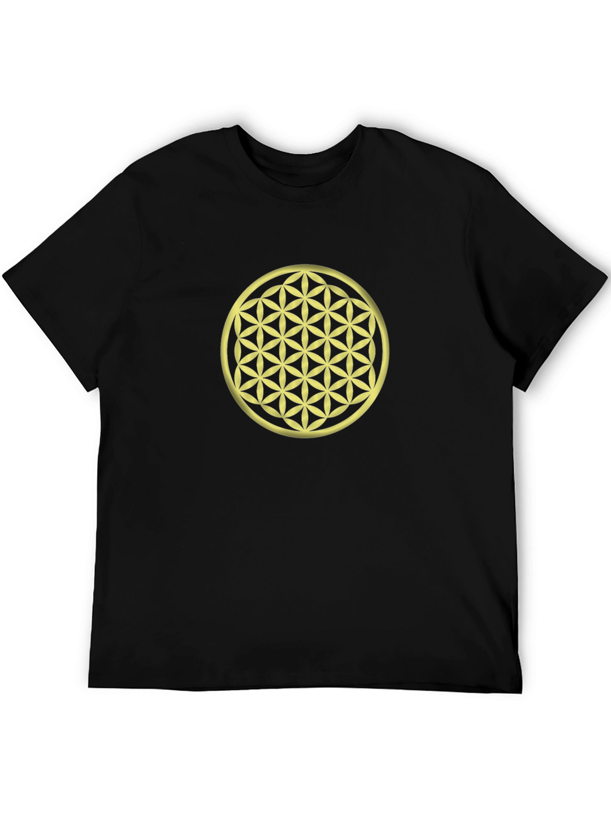 Flower of Life Graphic Tee - Black