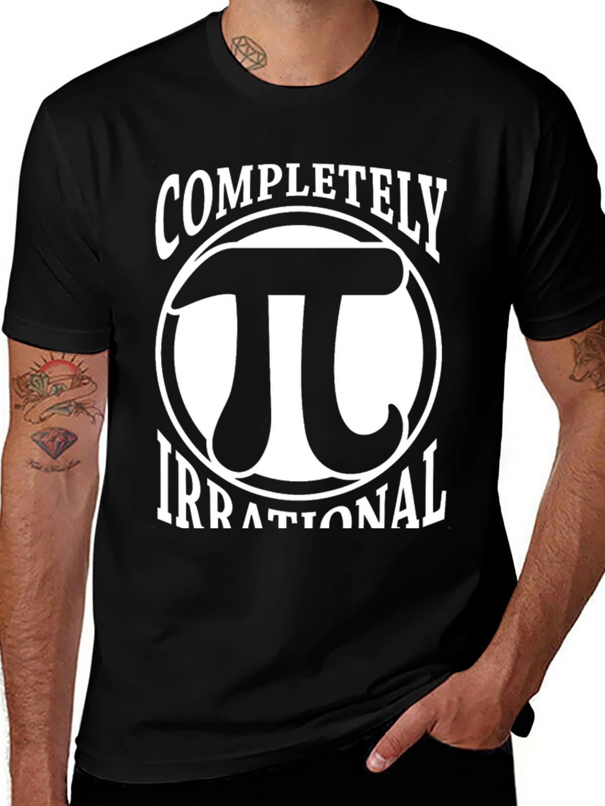 Completely Irrational Pi Symbol T-Shirt