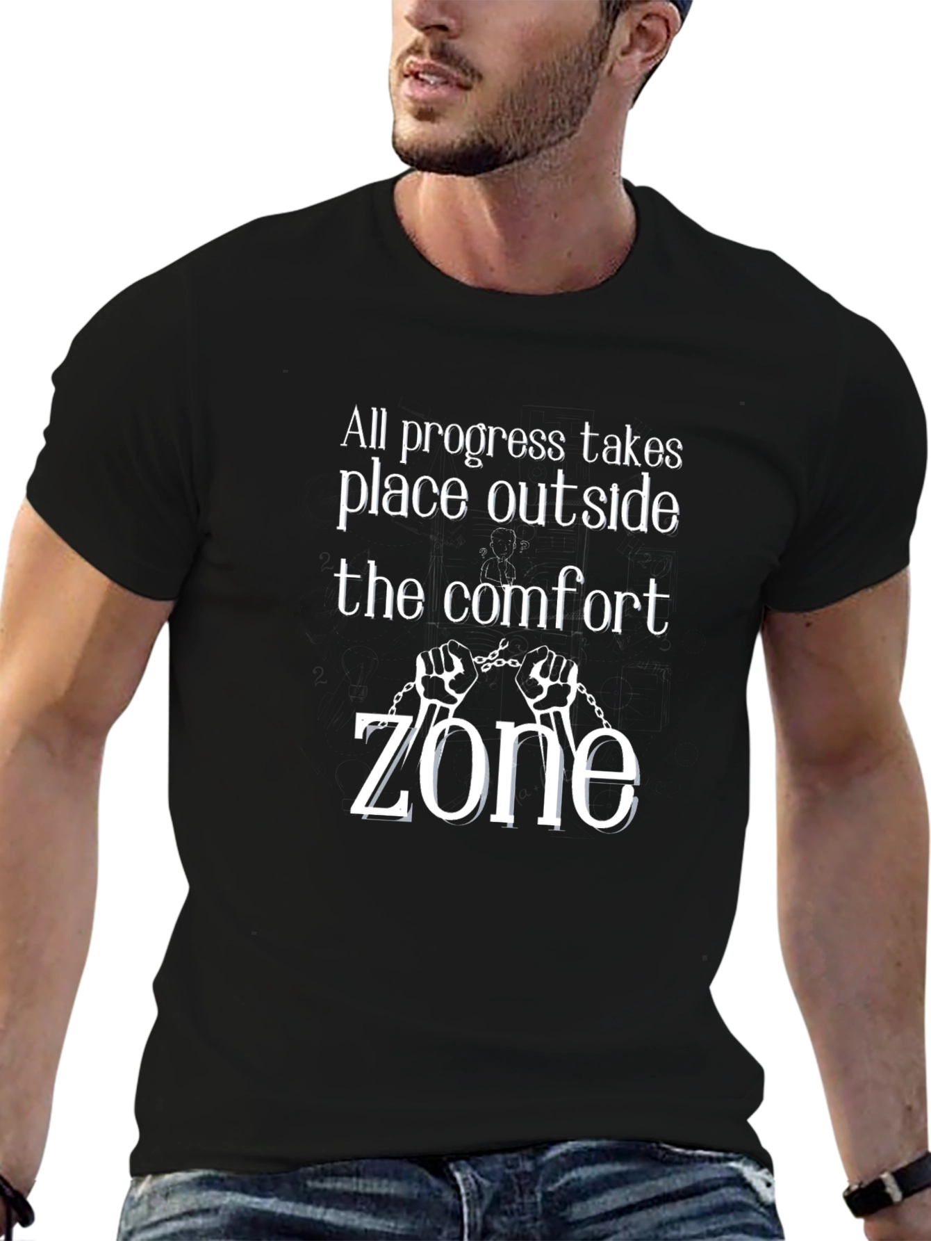 Comfort Zone T-Shirt: Progress Happens Outside!