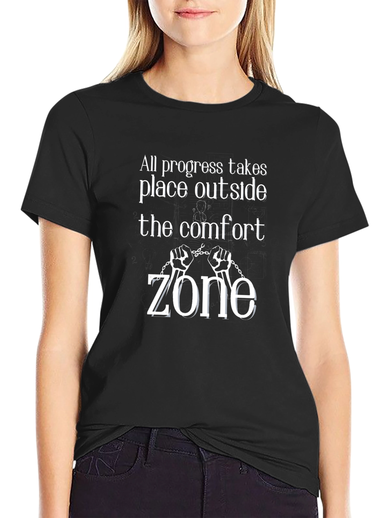Comfort Zone T-Shirt: Progress Happens Outside!