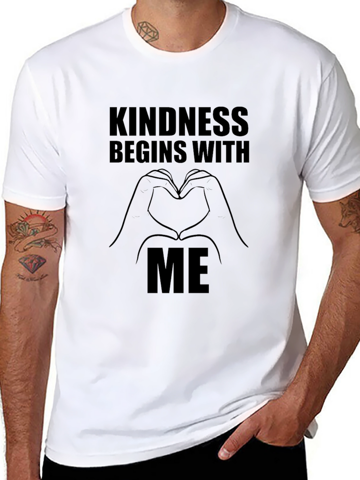 Kindness Begins With Me Graphic T-Shirt