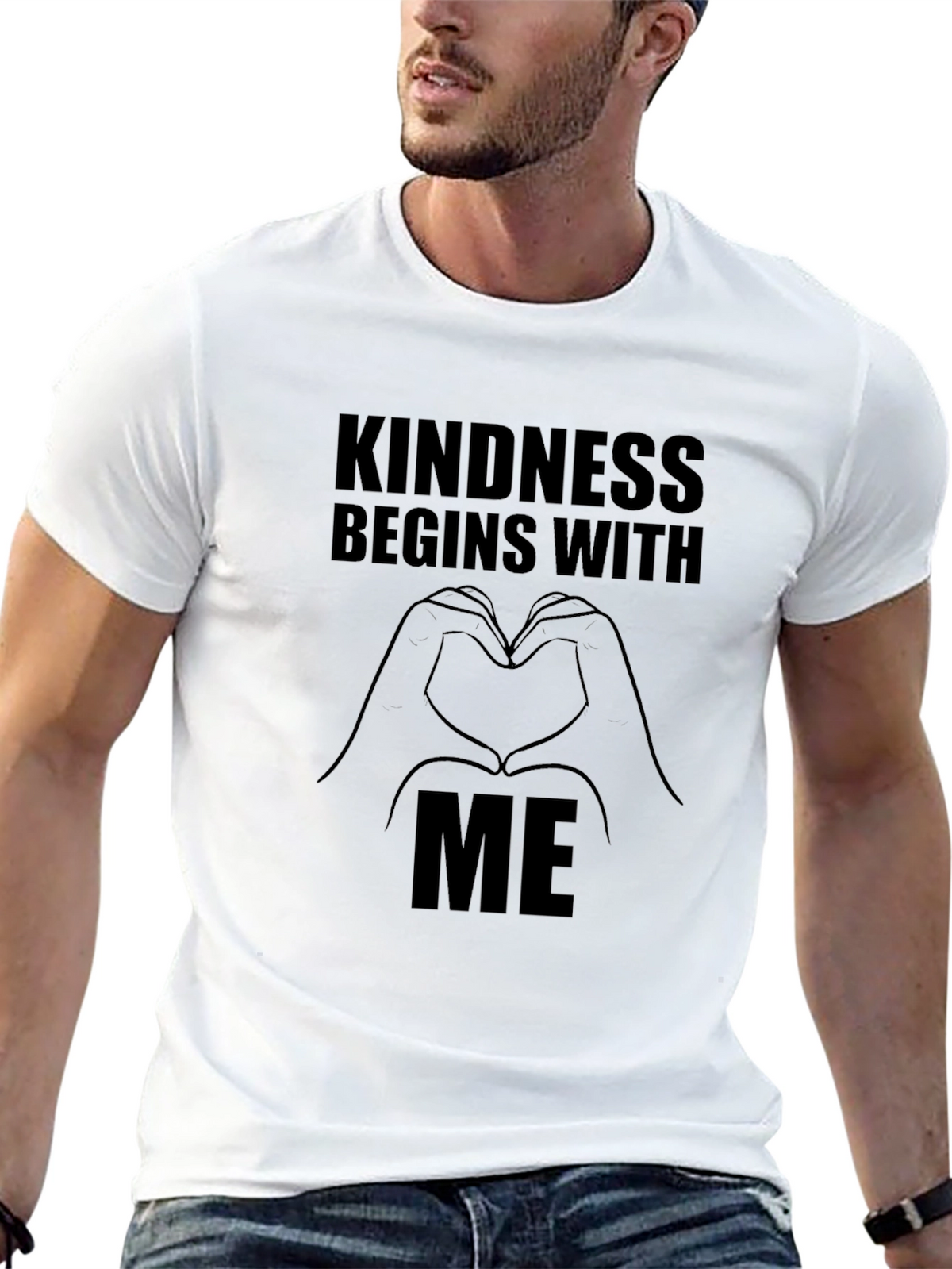 Kindness Begins With Me Graphic T-Shirt