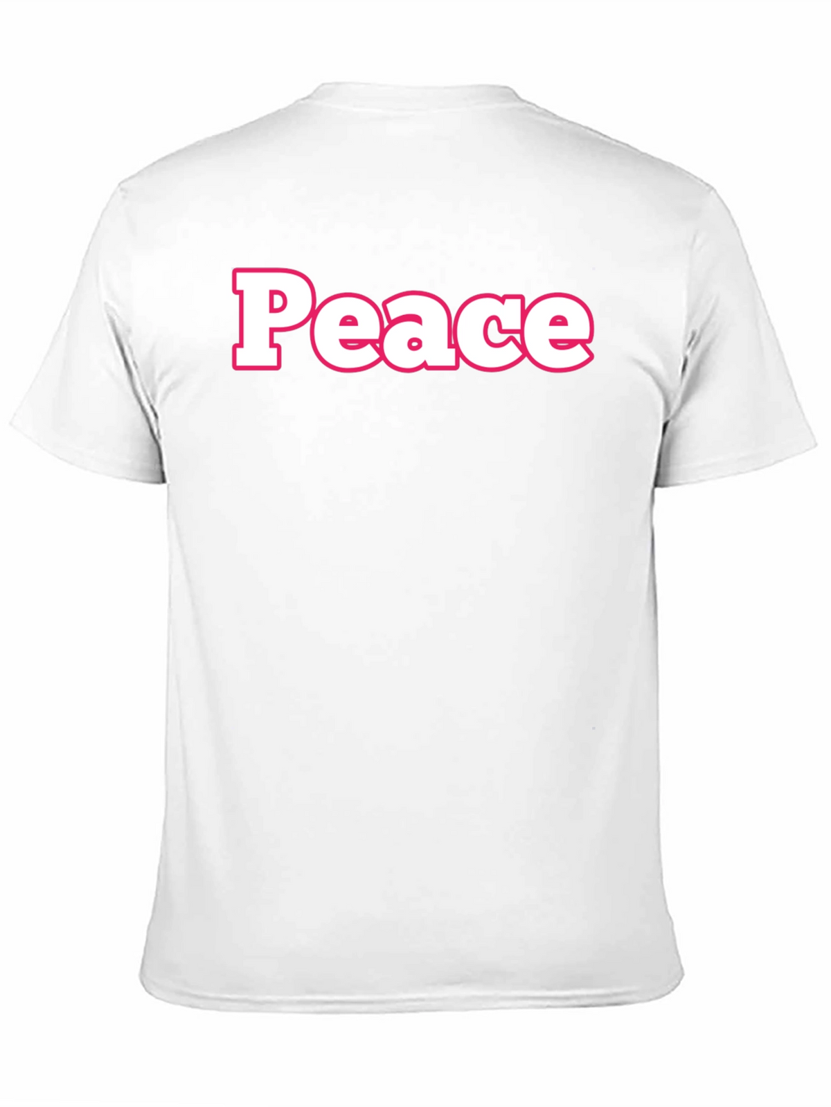 Peace Graphic Tee - Black Casual T-Shirt