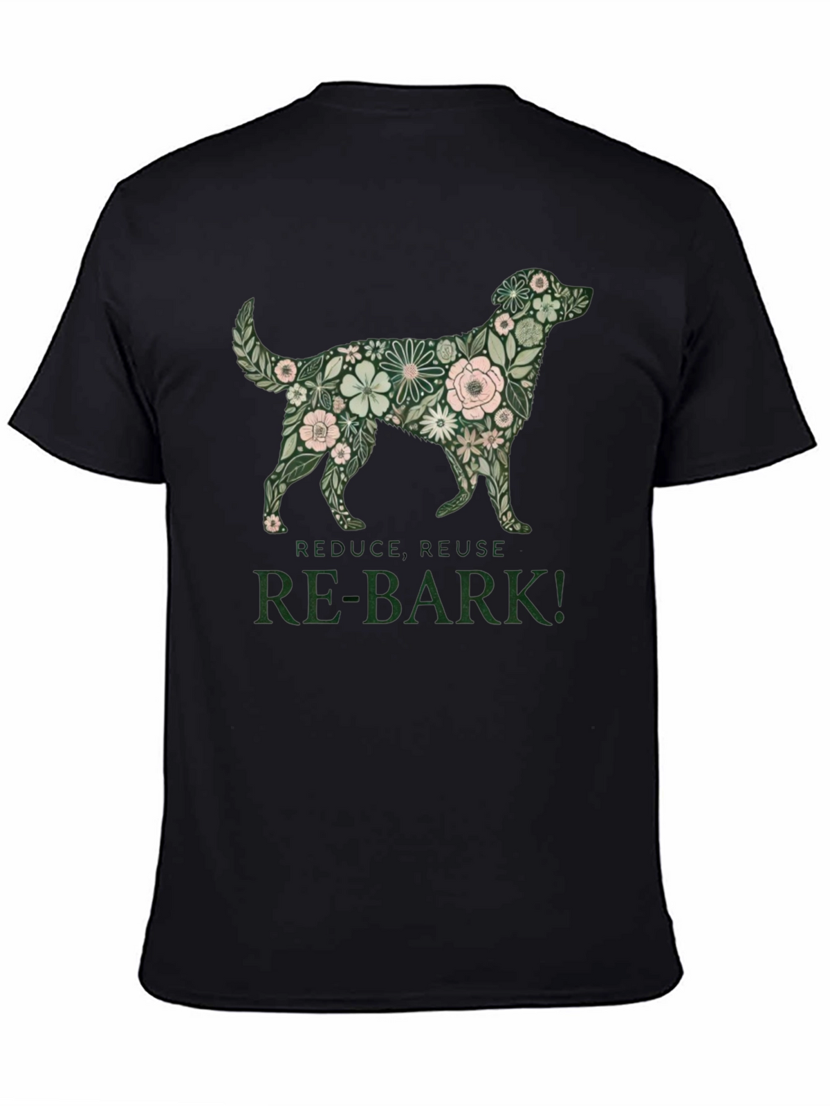 Floral Dog Graphic Tee - Re-Bark!