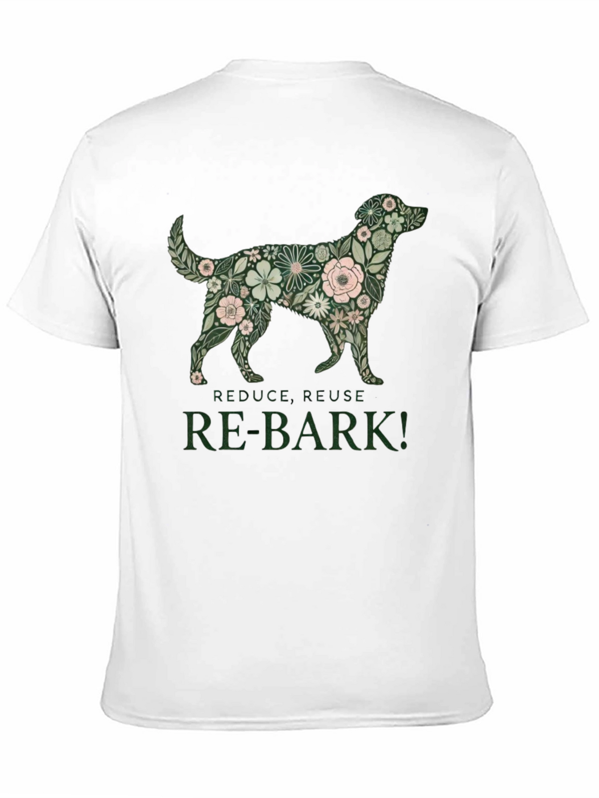 Floral Dog Graphic Tee - Re-Bark!