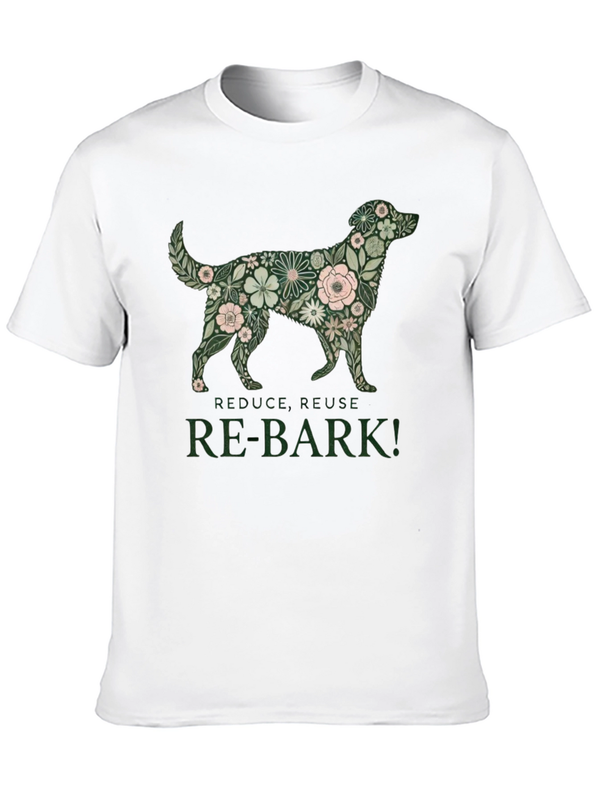 Floral Dog Graphic Tee - Re-Bark!