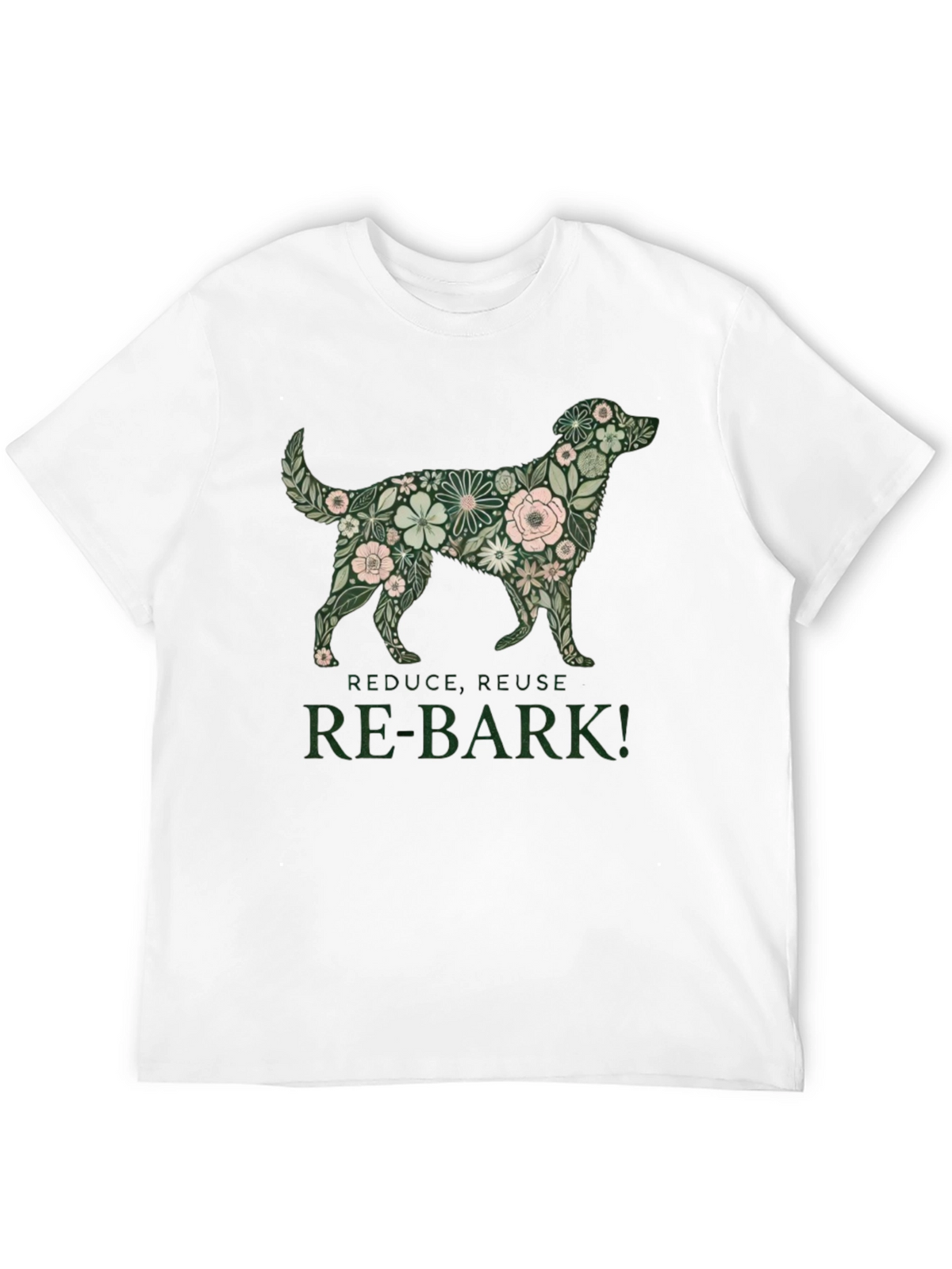 Floral Dog Graphic Tee - Re-Bark!