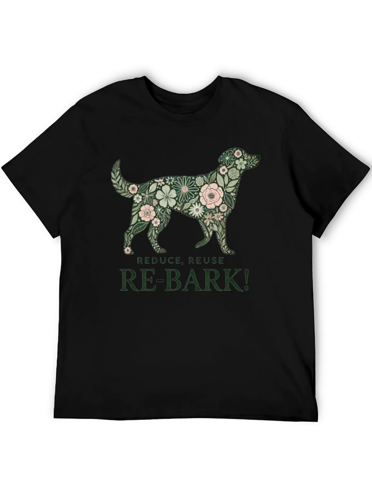 Floral Dog Graphic Tee - Re-Bark!