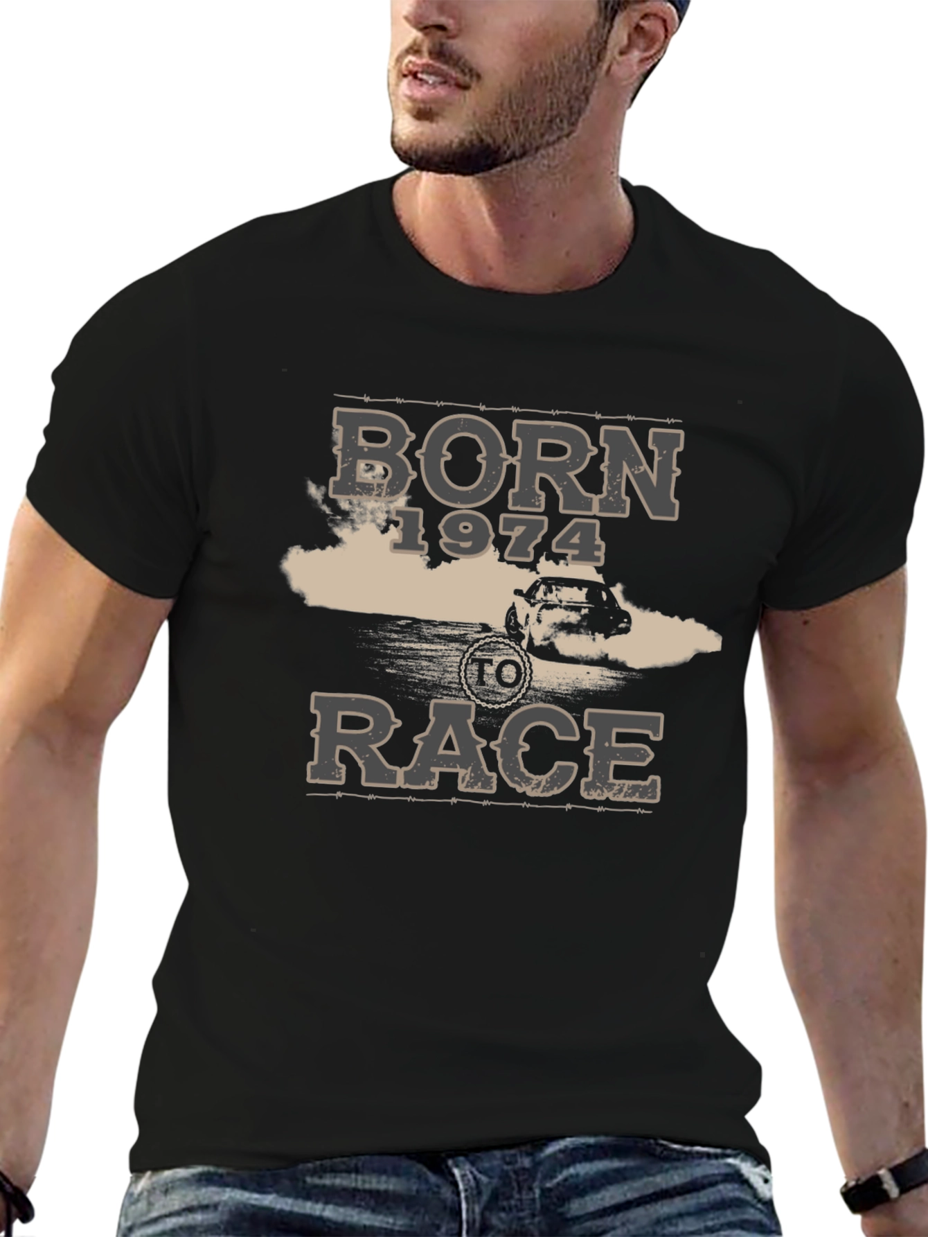 Born 1974 To Race Graphic Tee