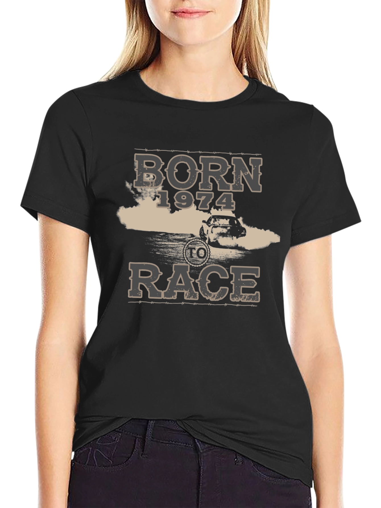 Born 1974 To Race Graphic Tee