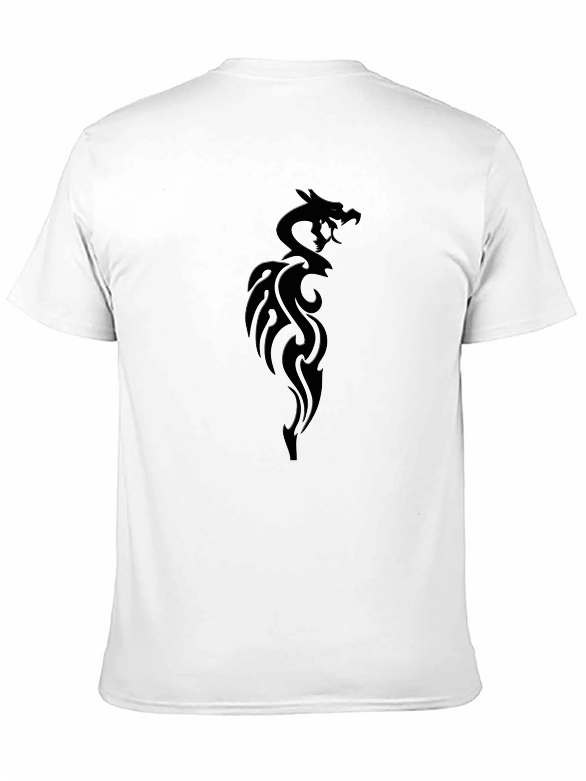 Mens Black Dragon Graphic T-Shirt
