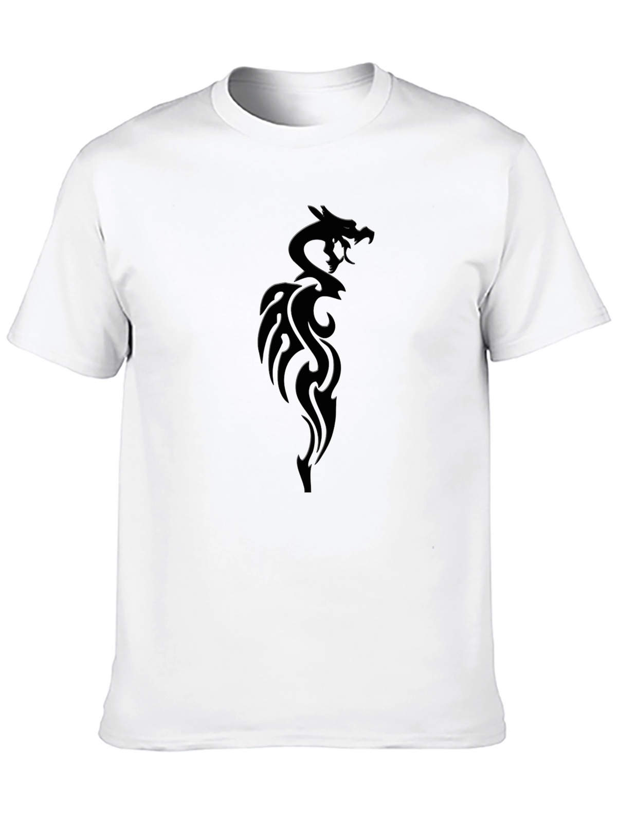 Mens Black Dragon Graphic T-Shirt