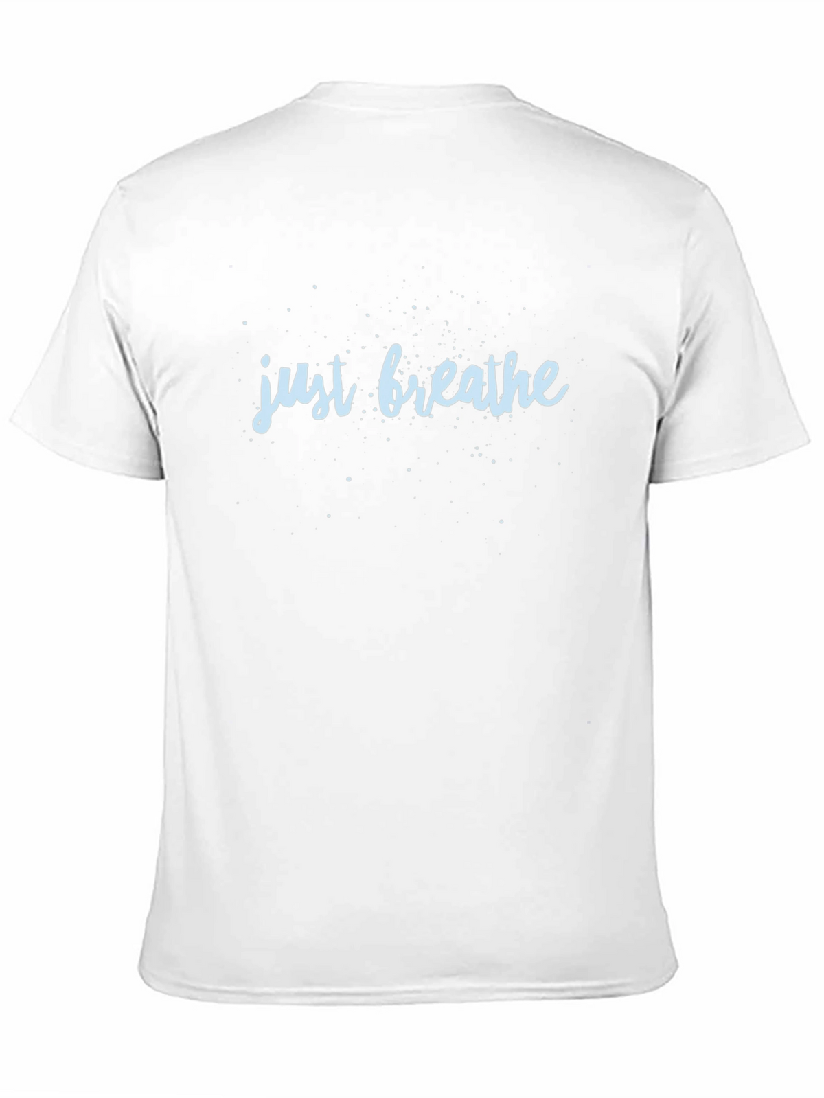 Just Breathe Black Graphic Tee
