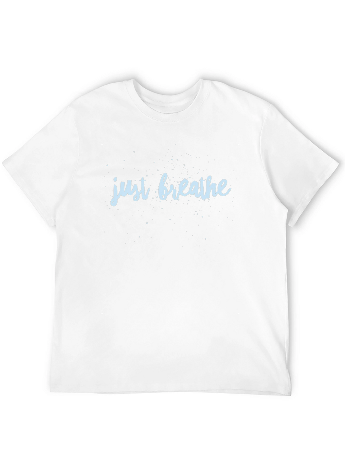 Just Breathe Black Graphic Tee