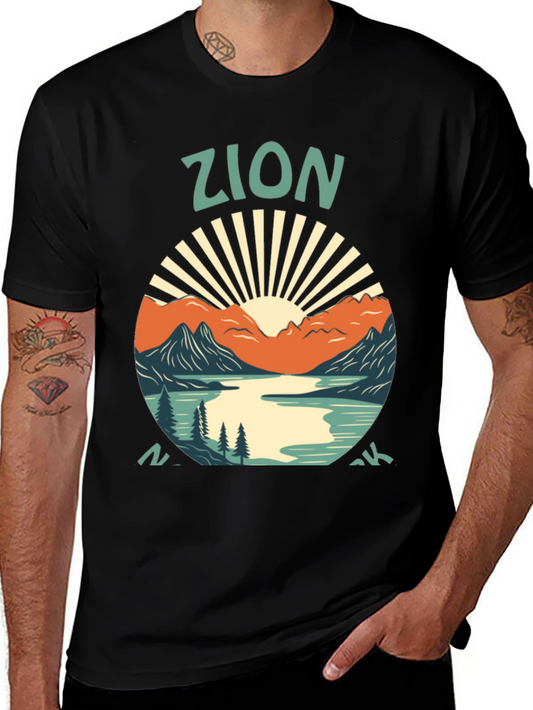 Zion National Park Graphic Tee - Black T-Shirt