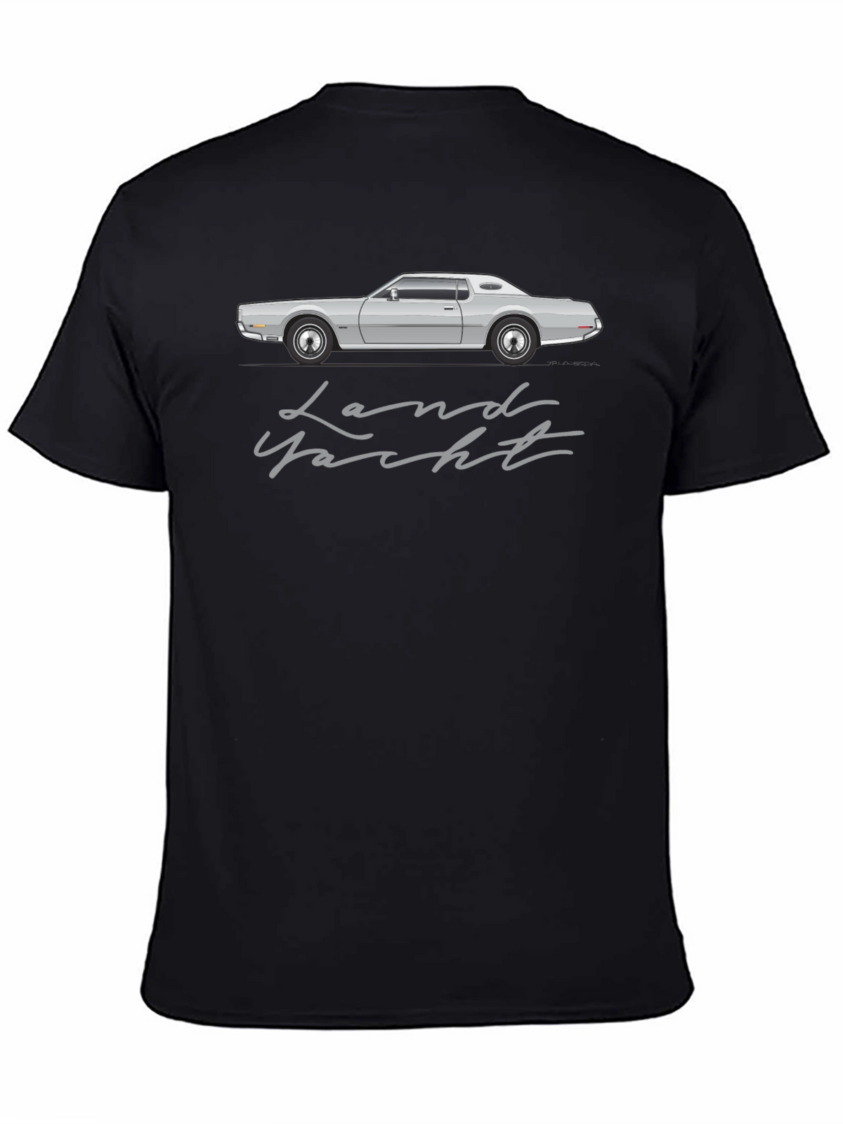 Land Yacht Car Graphic Tee - Retro Automotive T-Shirt