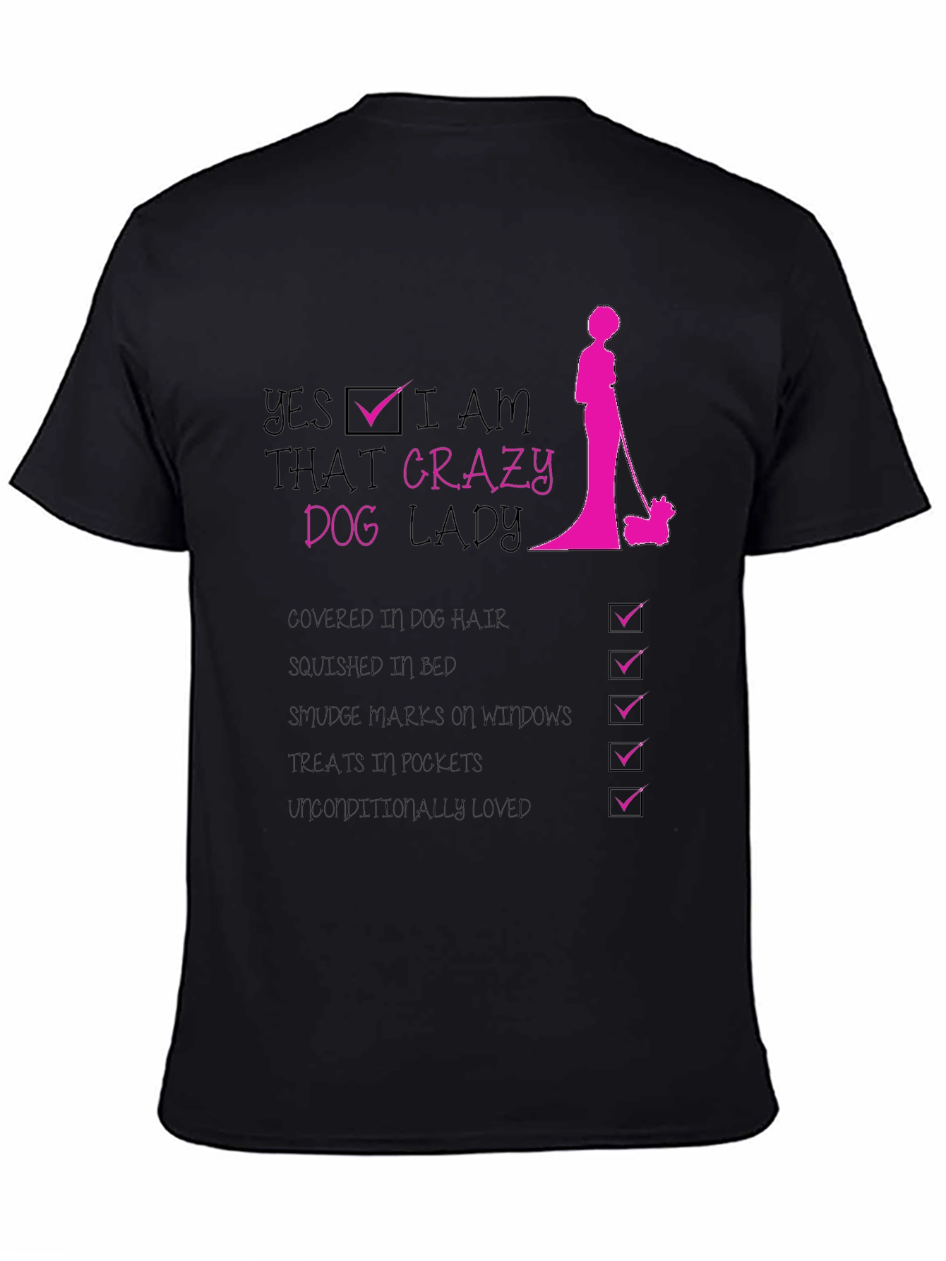 Crazy Dog Lady Graphic T-Shirt