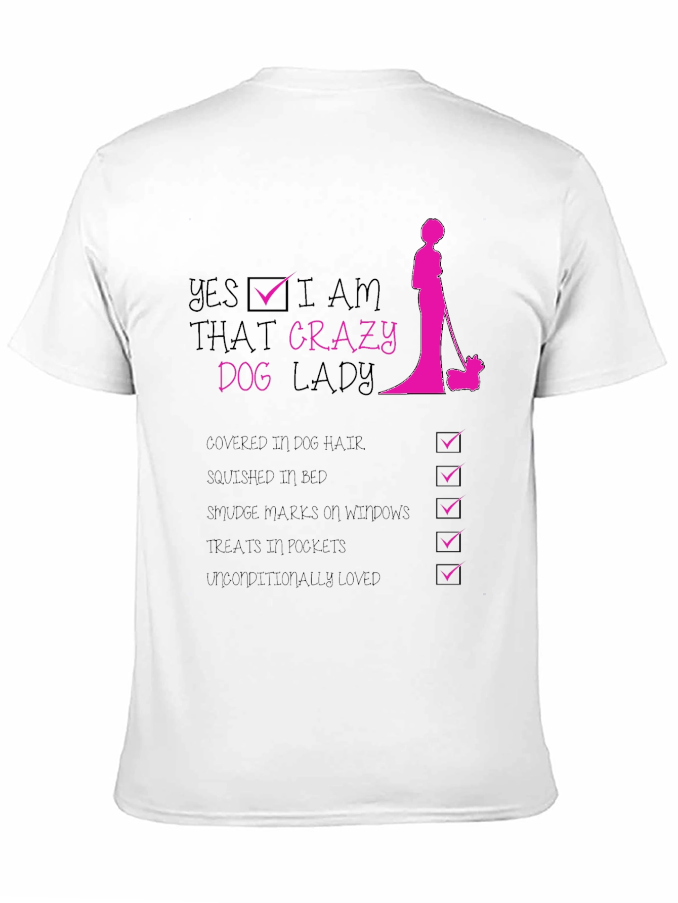 Crazy Dog Lady Graphic T-Shirt