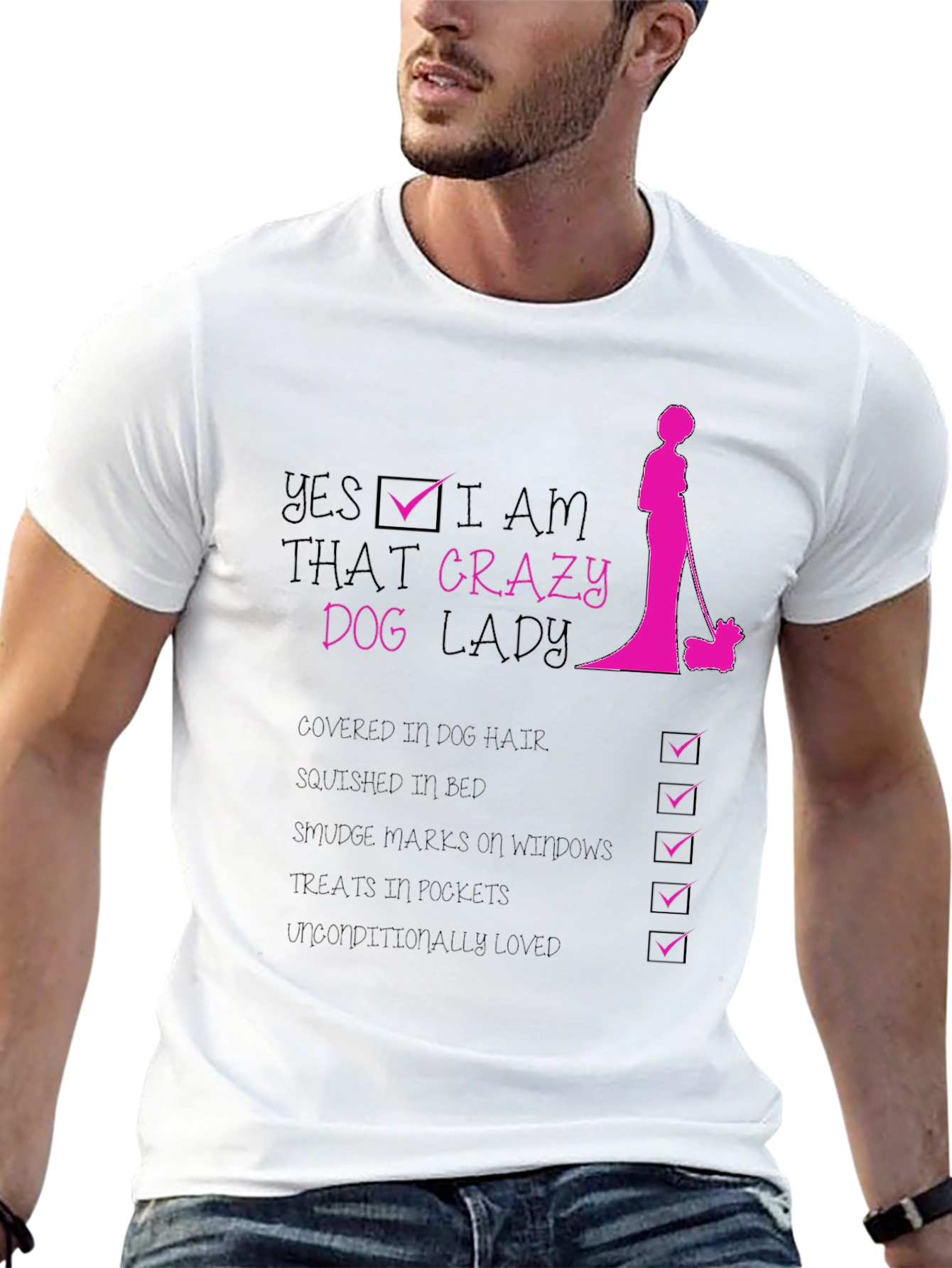 Crazy Dog Lady Graphic T-Shirt
