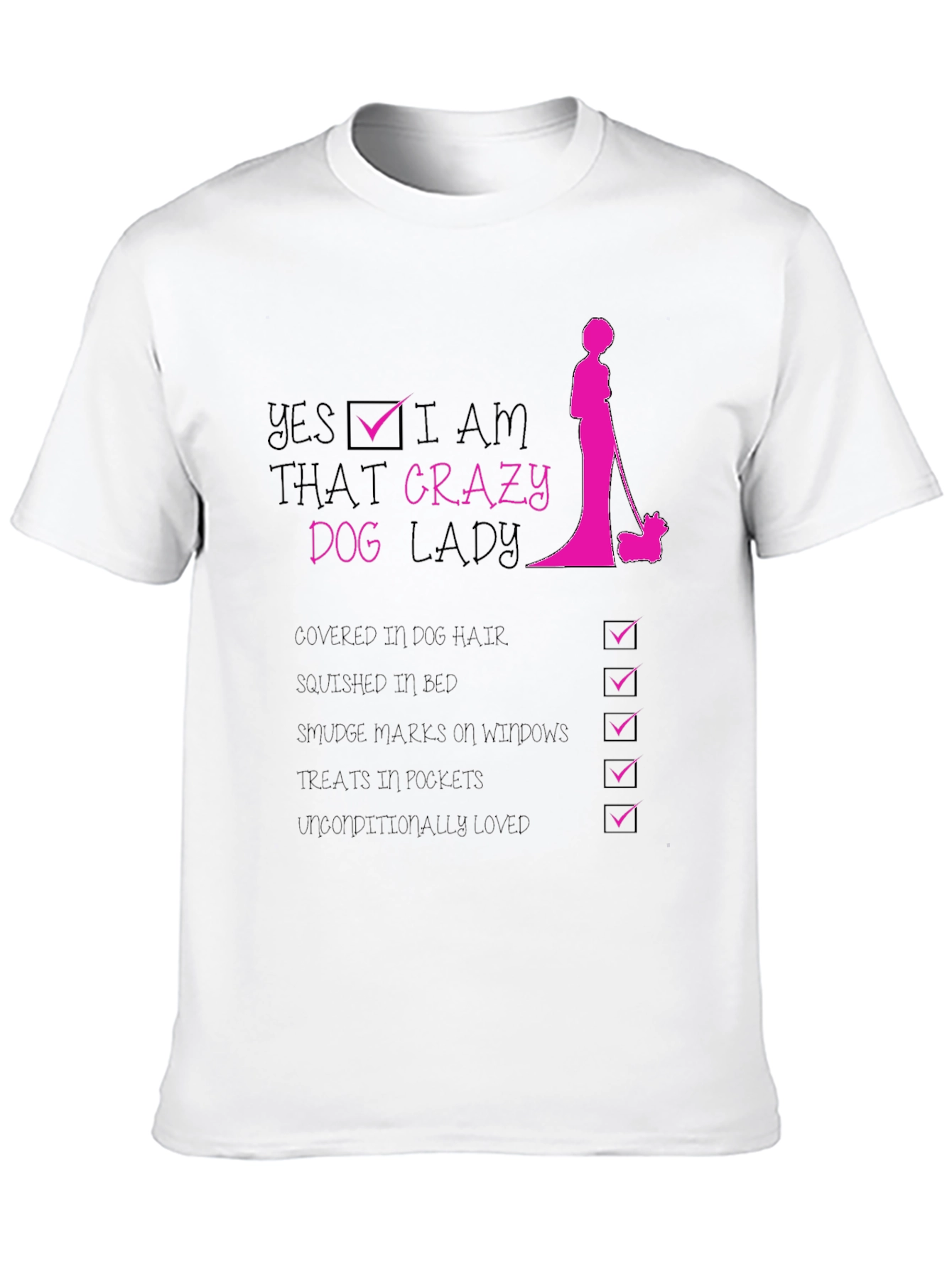Crazy Dog Lady Graphic T-Shirt