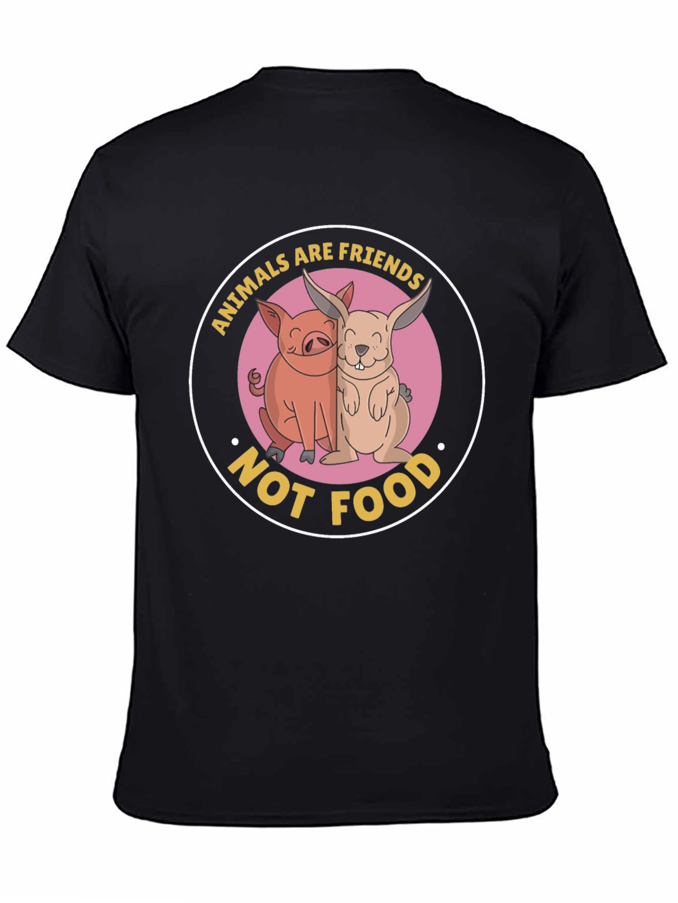 Animals are Friends T-Shirt - Vegan Friendly