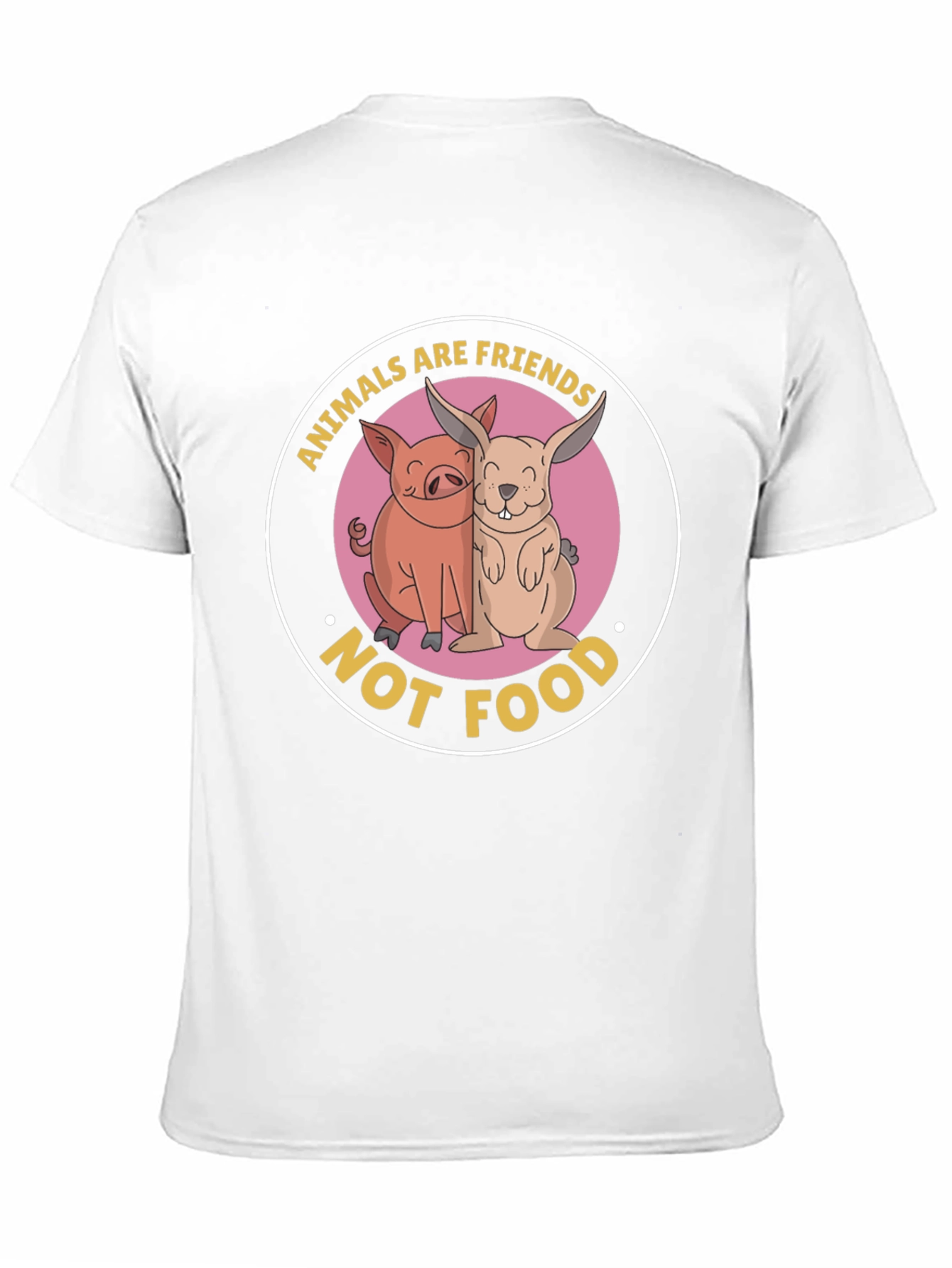 Animals are Friends T-Shirt - Vegan Friendly